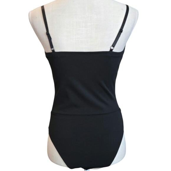 NWT Women's Sexy Black Lace Tank Bodysuit Sz. Medium - Picture 3 of 7